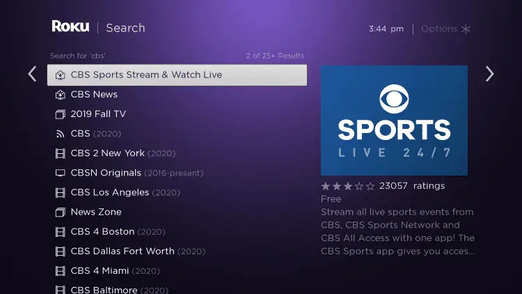 How to install CBS Sports 