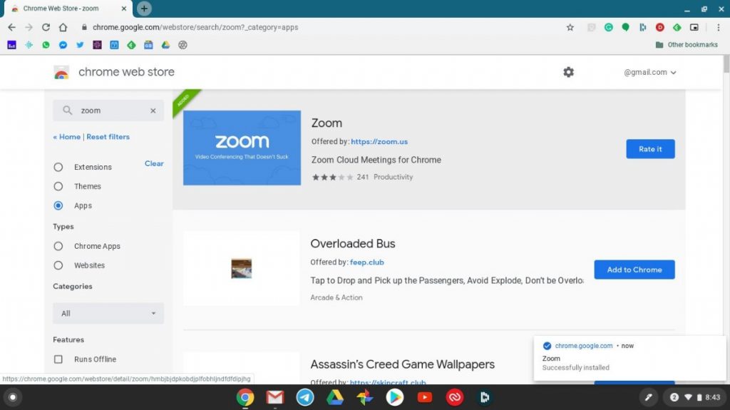 free zoom download for chromebook